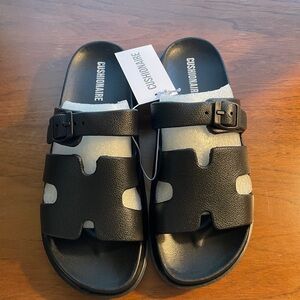 Women’s Cushionaire Sandals  - Black